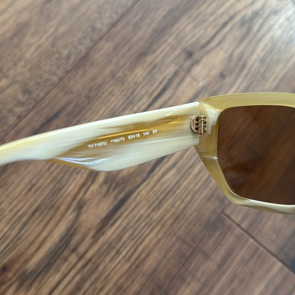 Tory Burch Beige and Brown Sunglasses main image 4